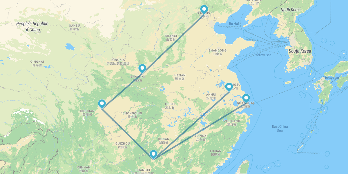 Gran tour por China