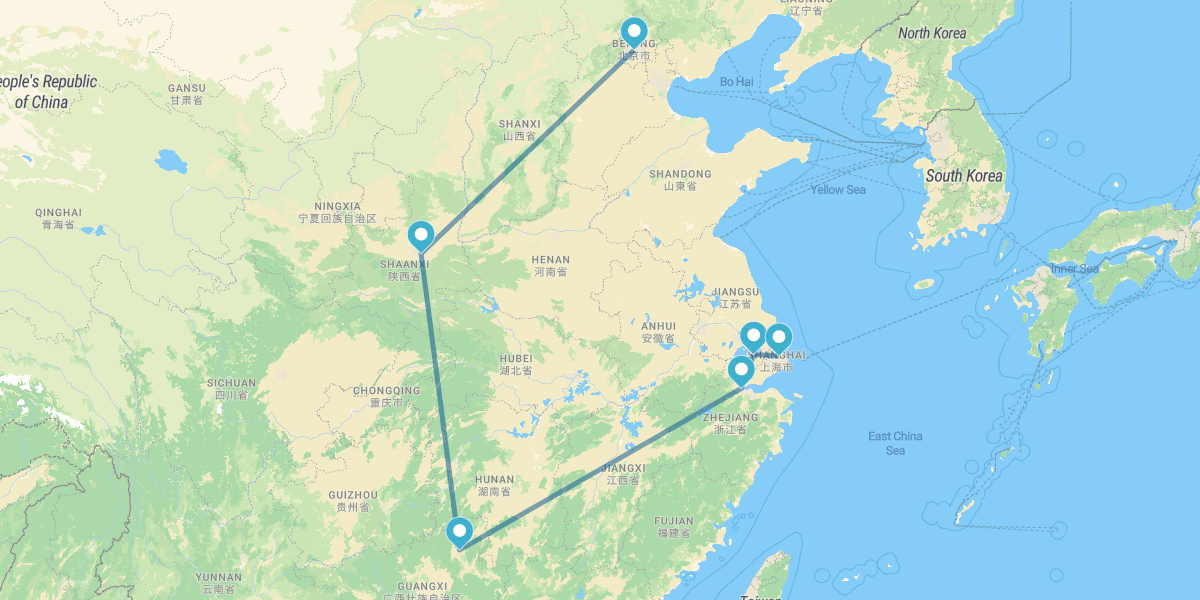 Salida Especial De Pekín a Shanghái desde Madrid con Air China