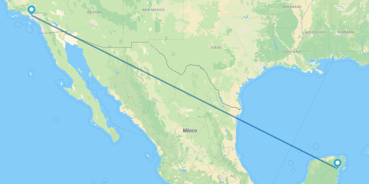 Los Ángeles y Riviera Maya
