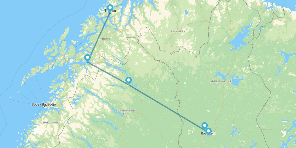 De Tromsø a Rovaniemi