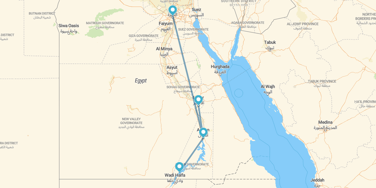 Egipto clásico, la experiencia más completa del Nilo y El Cairo origen Barcelona
