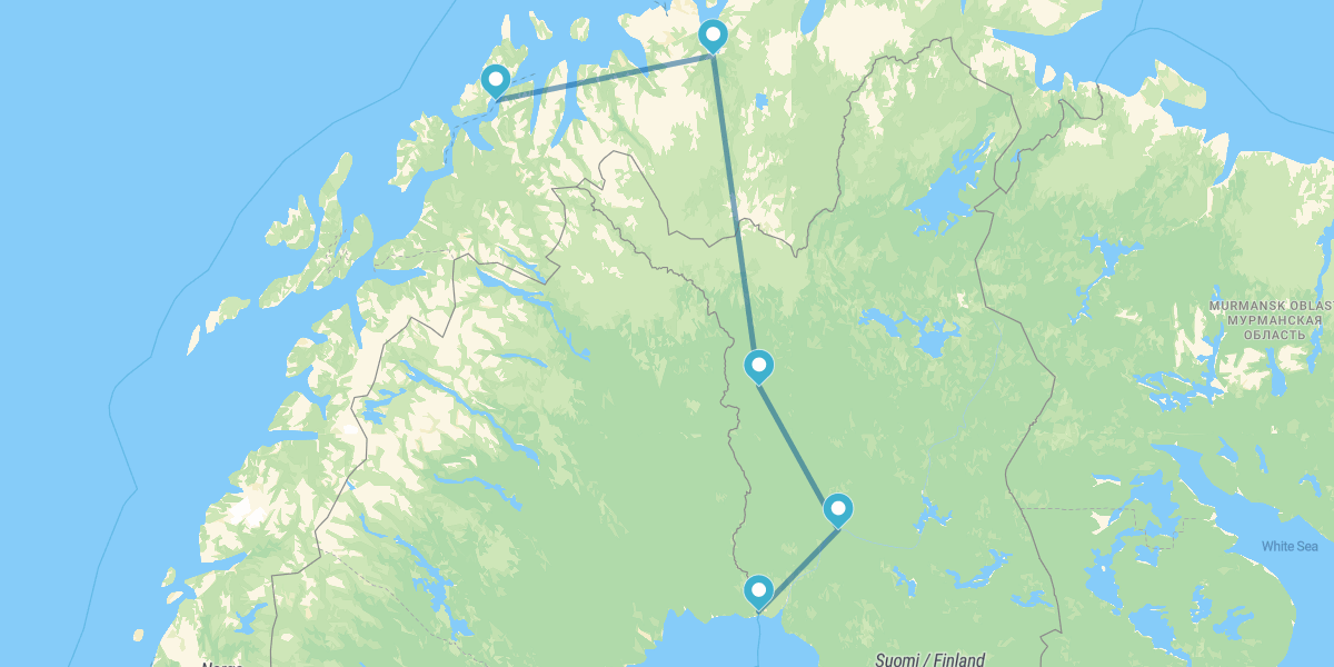 Tromsø, Alta, Rovaniemi y Círculo Polar Ártico