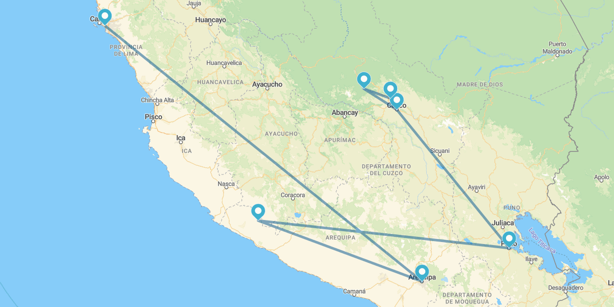 Perú con Arequipa y Moray