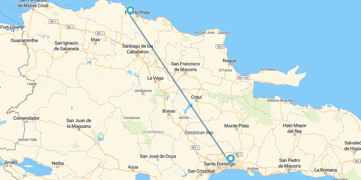 Santo Domingo y Puerto Plata