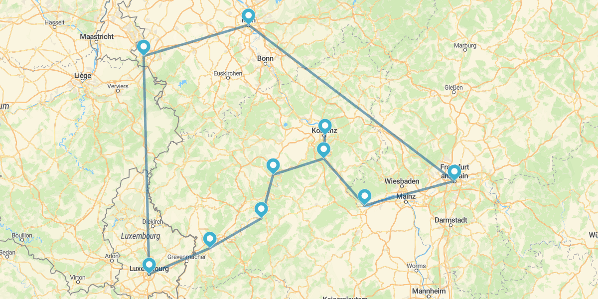 Ruta por la Región del Valle del Rhin