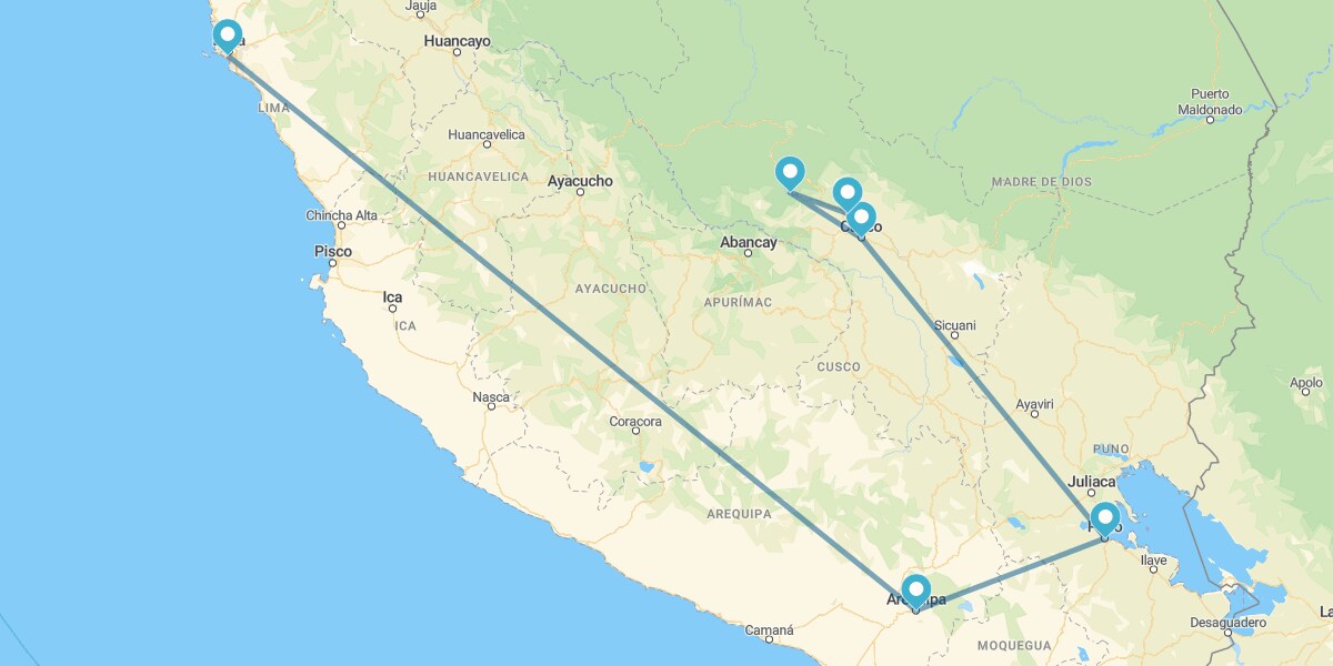 Lima, Arequipa, Cusco y Lago Titicaca