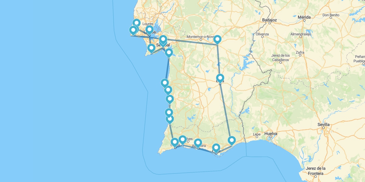 Ruta por el Algarve y la Costa de Lisboa