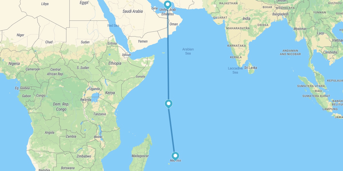 Mauricio, Seychelles y Dubái