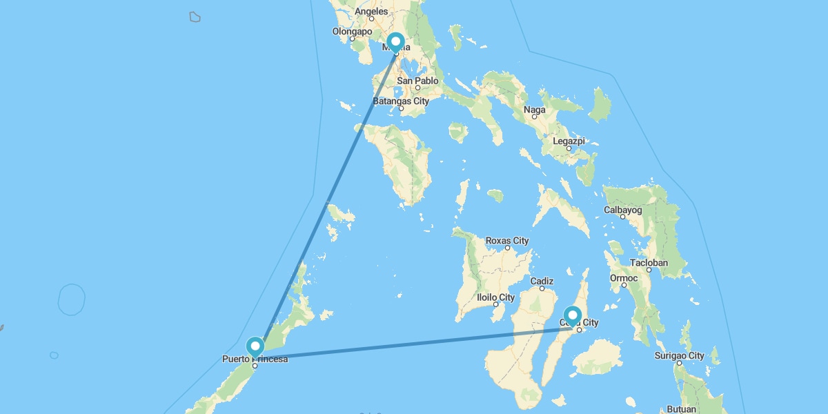 Manila, Palawan y Cebú