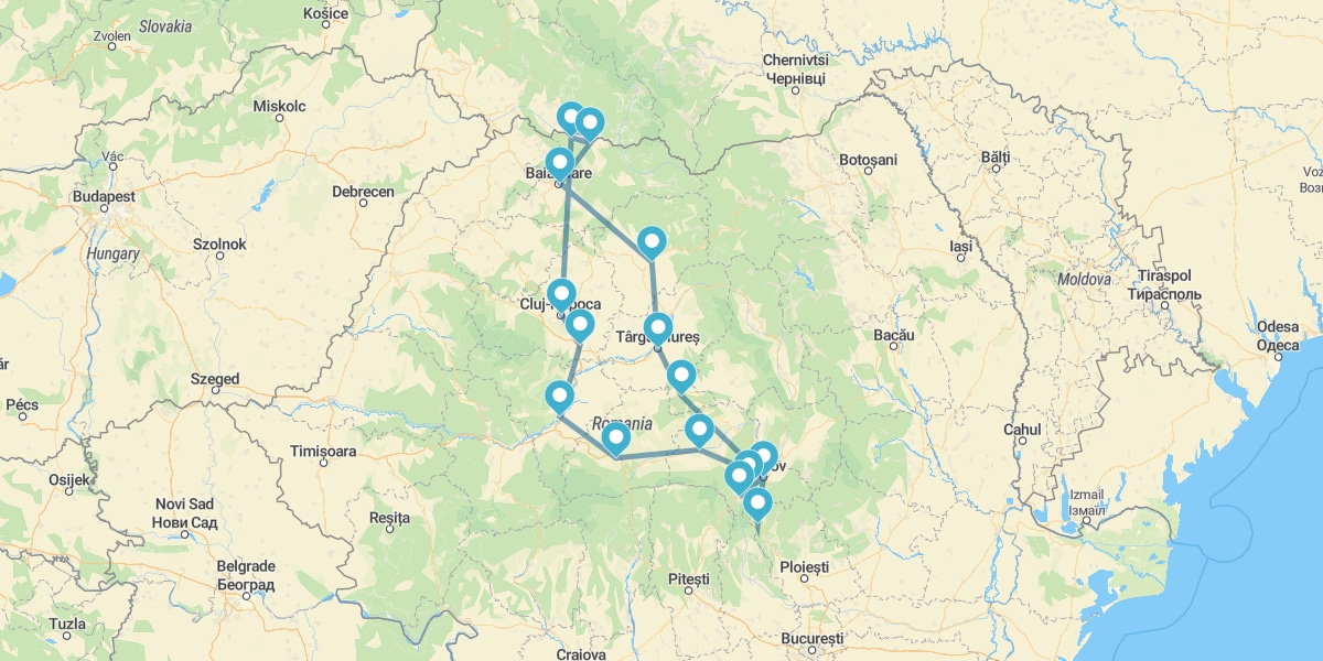 Ruta por Maramures y Transilvania