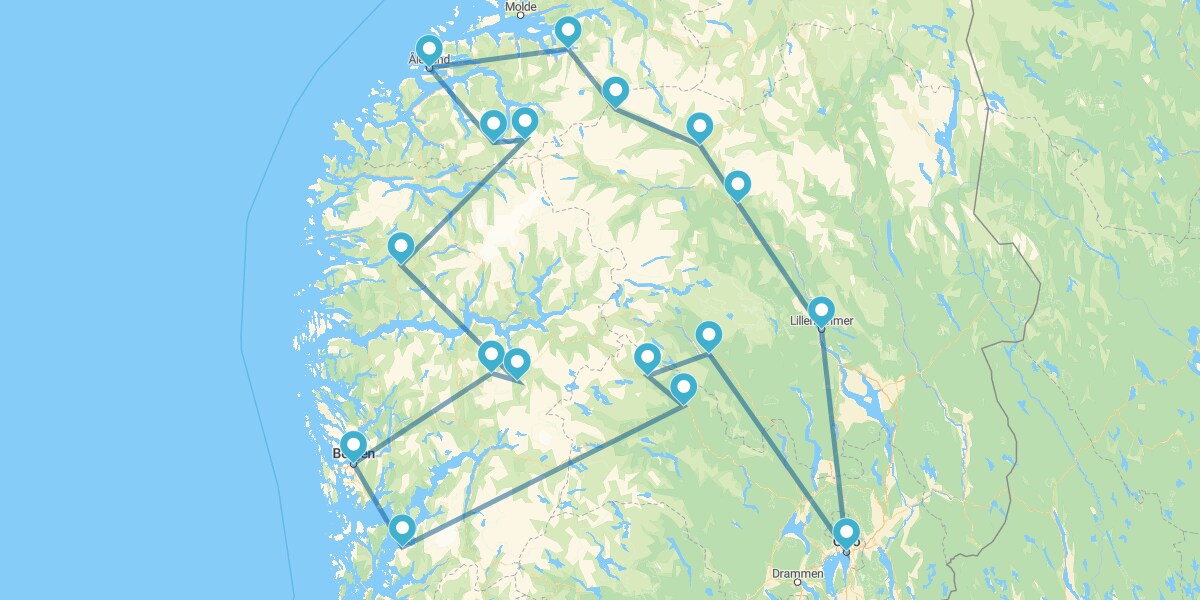 Ruta por los Fiordos Noruegos