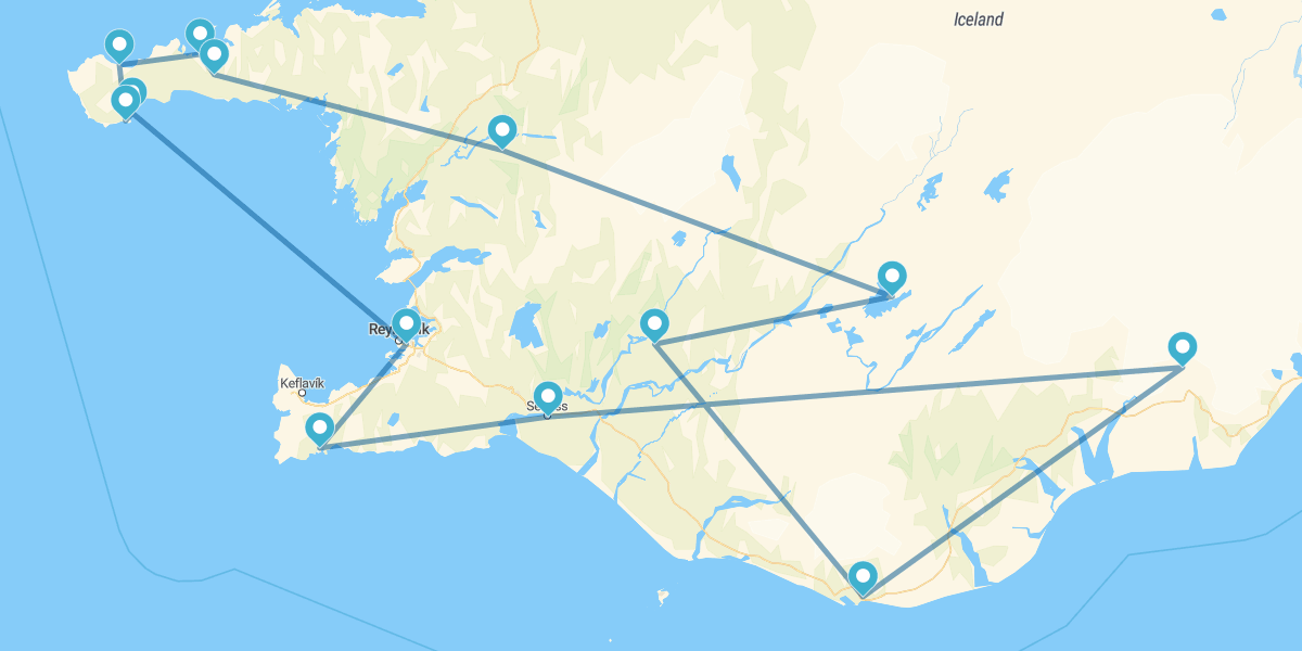 Ruta por el Suroeste de la Isla de Hielo