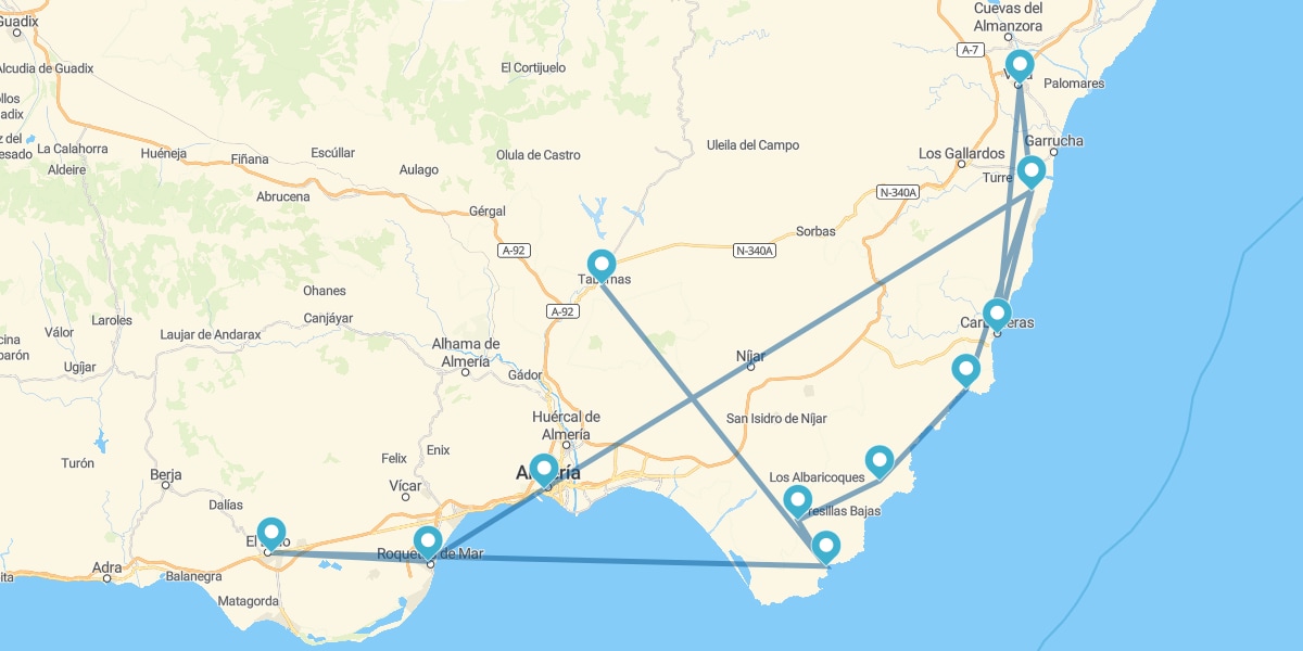 Ruta por la Costa de Almería y el Cabo de Gata