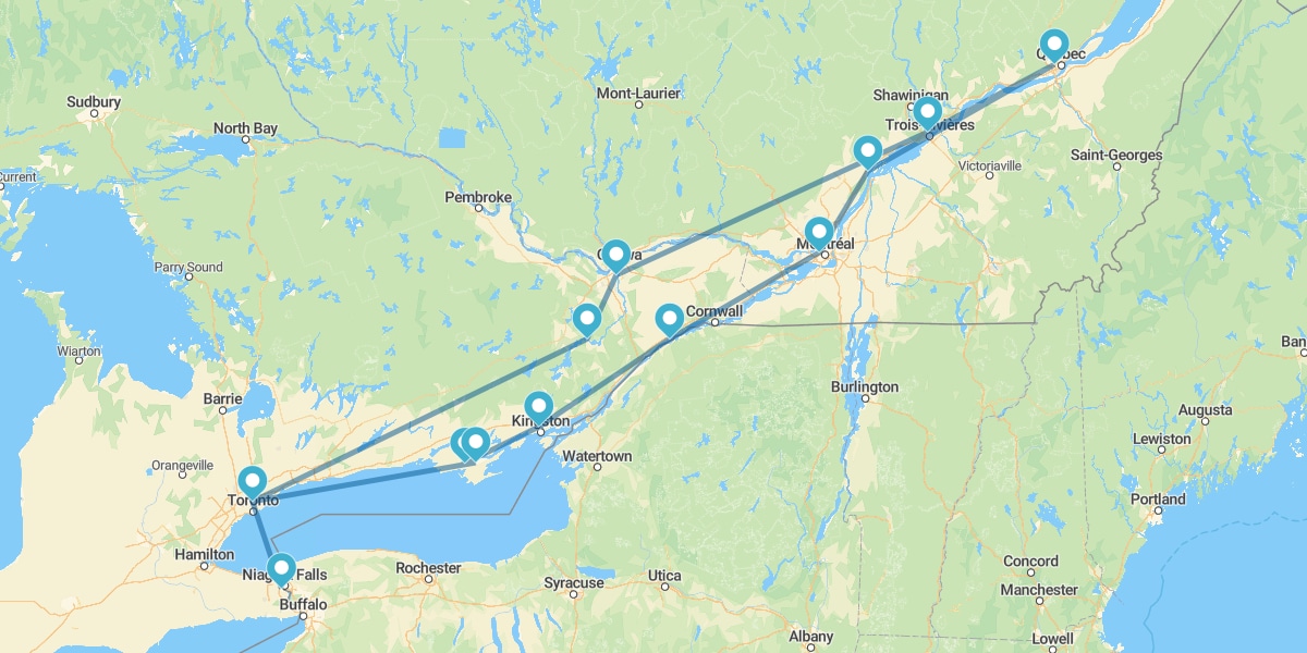 Ruta por el Este Canadiense