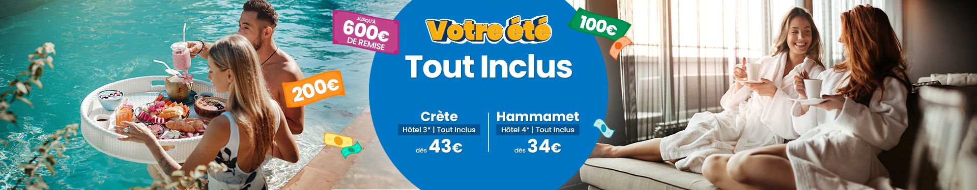Réserve ton hôtel Tout inclus