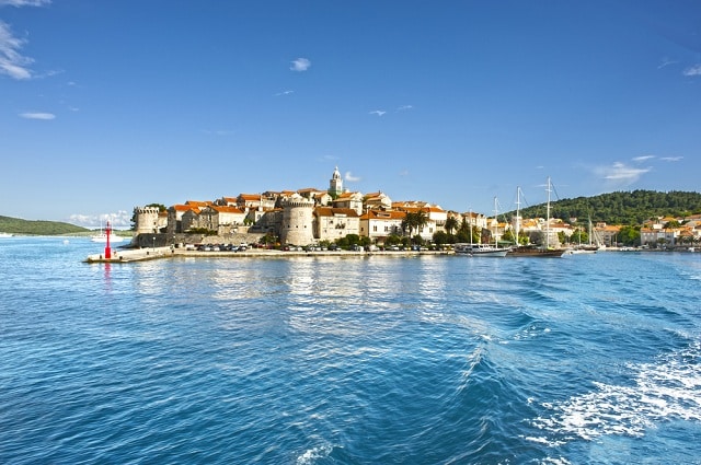 Isla de Korcula en Croacia