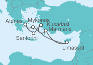 Itinerario del Crucero Grecia, Turquía, Chipre - MSC Cruceros