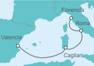 Itinerario del Crucero Italia - MSC Cruceros