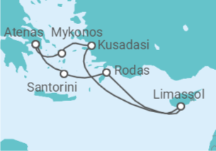Itinerario del Crucero Grecia, Chipre y Turquía - Royal Caribbean