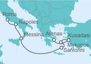 Itinerario del Crucero Turquía, Grecia, Italia - Royal Caribbean