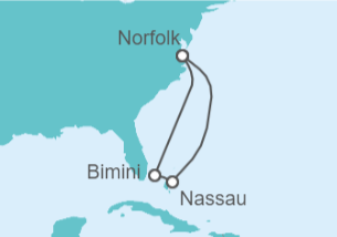 Itinerario del Crucero Bahamas - Carnival Cruise Line