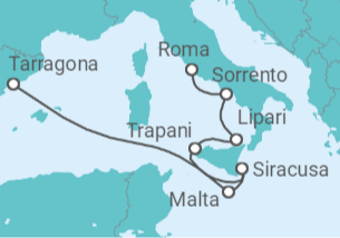 Itinerario del Crucero Italia, Malta - Explora Journeys