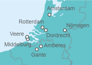 Itinerario del Crucero Navegando por el Rin - Riverside