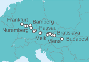 Itinerario del Crucero De Budapest a Frankfurt - Riverside