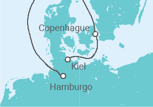 Itinerario del Crucero Dinamarca - Hapag-Lloyd Cruises