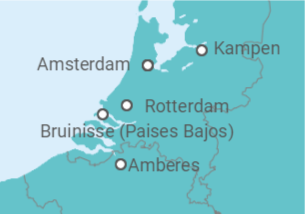 Itinerario del Crucero Holanda - AmaWaterways