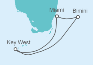 Itinerario del Crucero Noches de Fuego y Puestas de Sol - Virgin Voyages