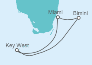 Itinerario del Crucero Noches de Fuego y Puestas de Sol  - Virgin Voyages