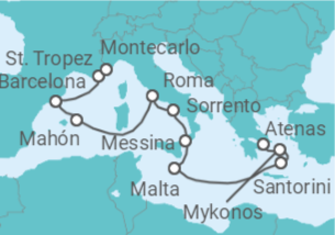 Itinerario del Crucero Viaje inaugural - Oceania Cruises
