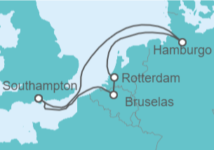 Itinerario del Crucero Azores, Portugal y España - Cunard
