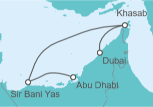 Itinerario del Crucero Desierto asombroso - Celestyal Cruises