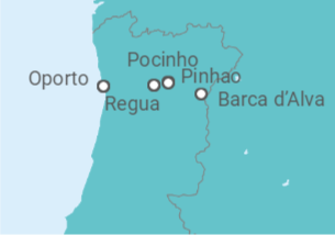 Itinerario del Crucero Portugal - AmaWaterways