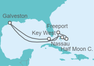 Itinerario del Crucero Estados Unidos (EE.UU.), Bahamas - Carnival Cruise Line
