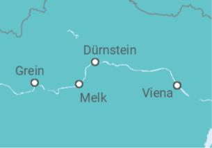Itinerario del Crucero Esplendores del Danubio - Riverside