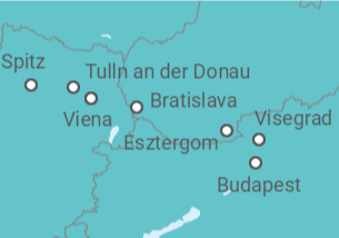Itinerario del Crucero Lo más destacado del Danubio: Viena vuelve - Riverside
