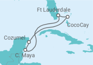 Itinerario del Crucero Bahamas - Disney Cruise Line
