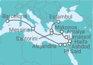 Itinerario del Crucero Viaje al Cuerno de Oro - Regent Seven Seas