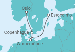 Itinerario del Crucero Historia de Escandinavia - Regent Seven Seas