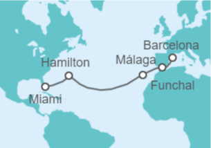 Itinerario del Crucero Luz de luna sobre Bermudas - Regent Seven Seas