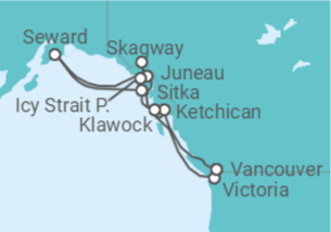 Itinerario del Crucero Primavera canadiense - Regent Seven Seas