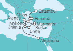Itinerario del Crucero Una estancia mítica - Regent Seven Seas