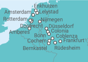 Itinerario del Crucero Lo más destacado de Holanda y el Rin - Riverside
