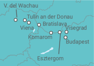 Itinerario del Crucero El Danubio de Hungría en el punto de mira - Riverside