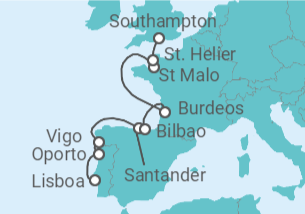 Itinerario del Crucero Imperecederas tradiciones  - Silversea
