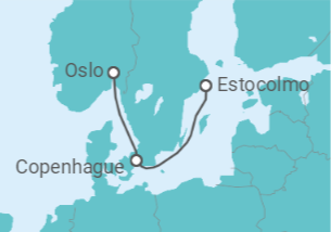 Itinerario del Crucero Descubrimiento de Escandinavia y el Norte de Europa - Seadream Yacht Club