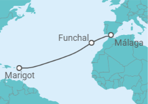 Itinerario del Crucero Portugal - Seadream Yacht Club